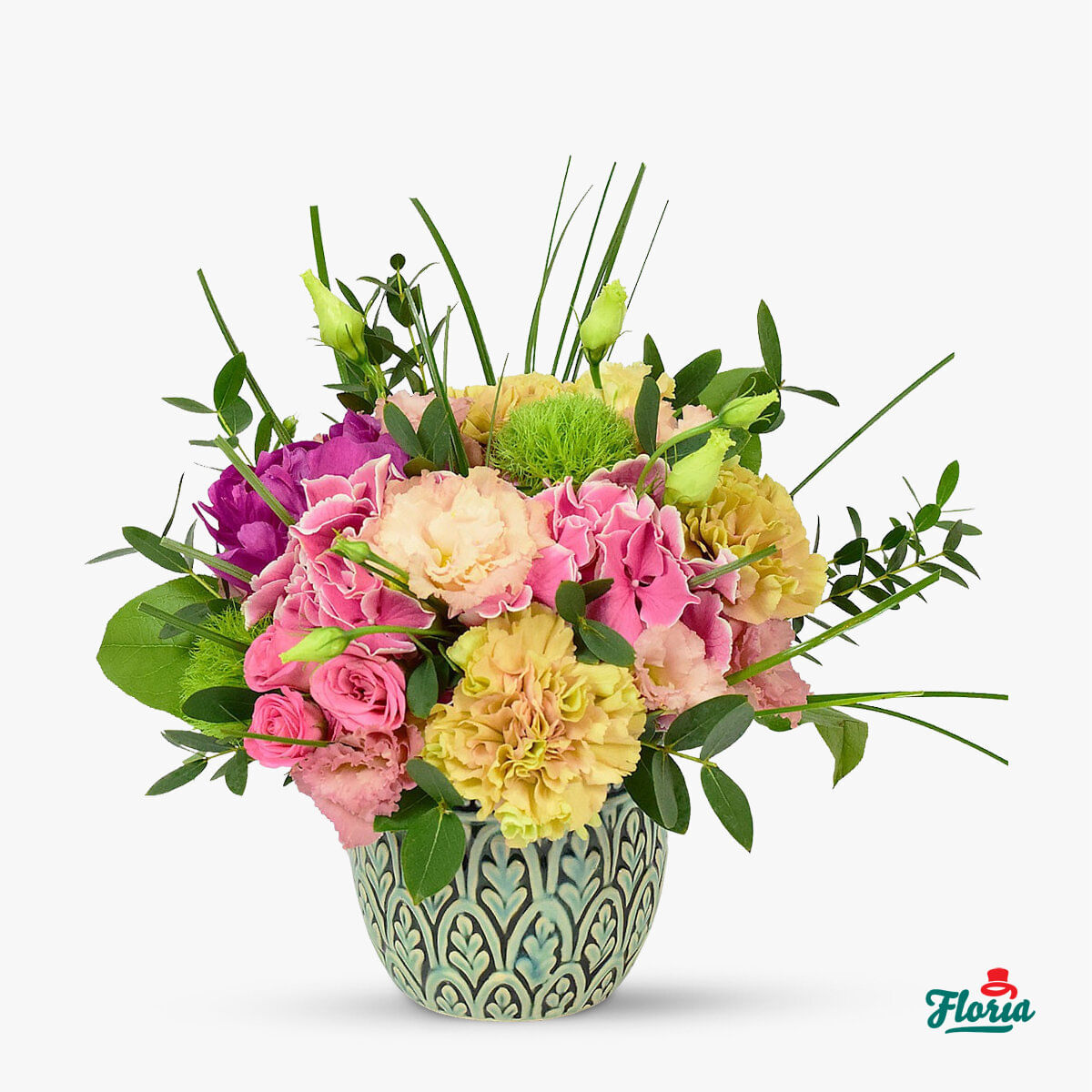 Aranjament floral cu hortensie – premium Aranjament