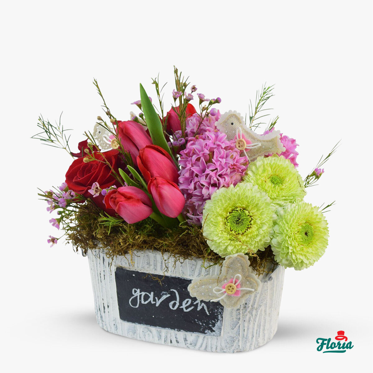 Aranjament floral – Gradinita cu flori – Premium