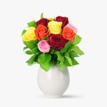 Buchet-de-11-trandafiri-multicolori