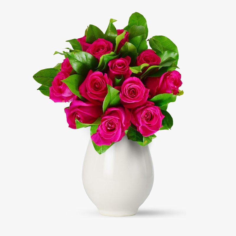 Buchet-de-13-trandafiri-roz