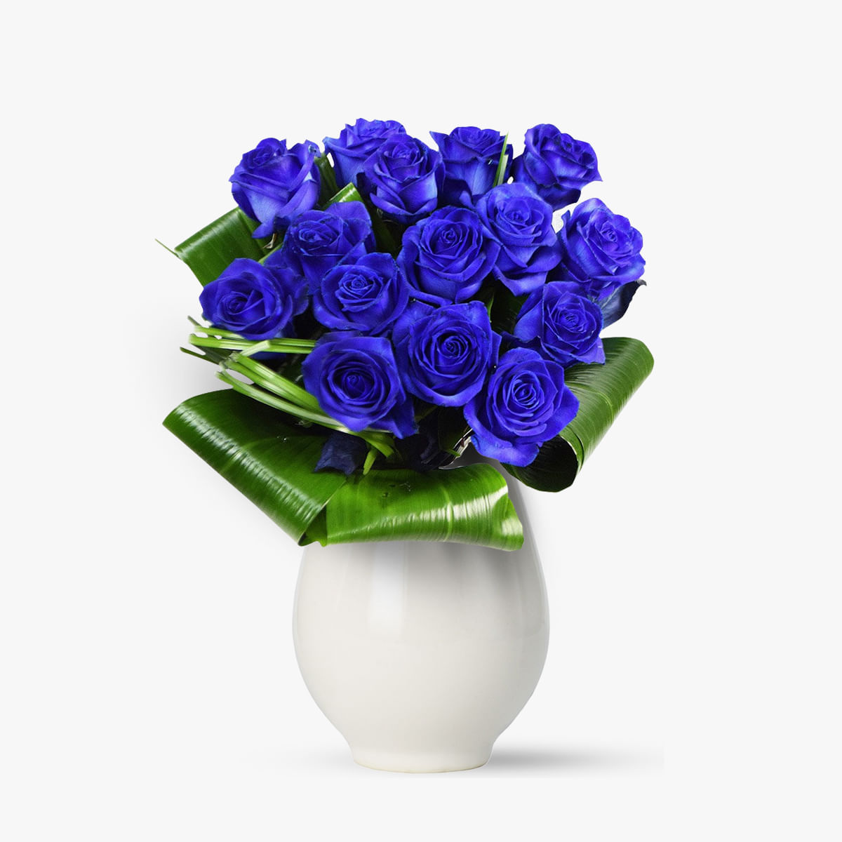 Buchet de 15 trandafiri albastri floria.ro