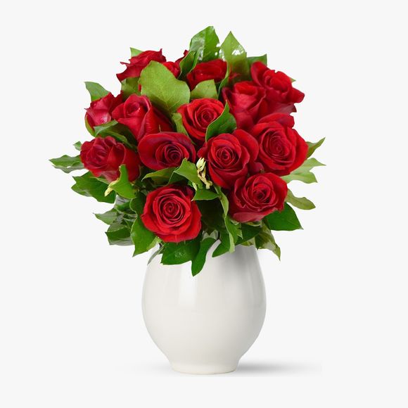 Buchet de 15 trandafiri rosii