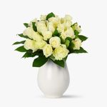 Buchet-de-17-trandafiri-albi