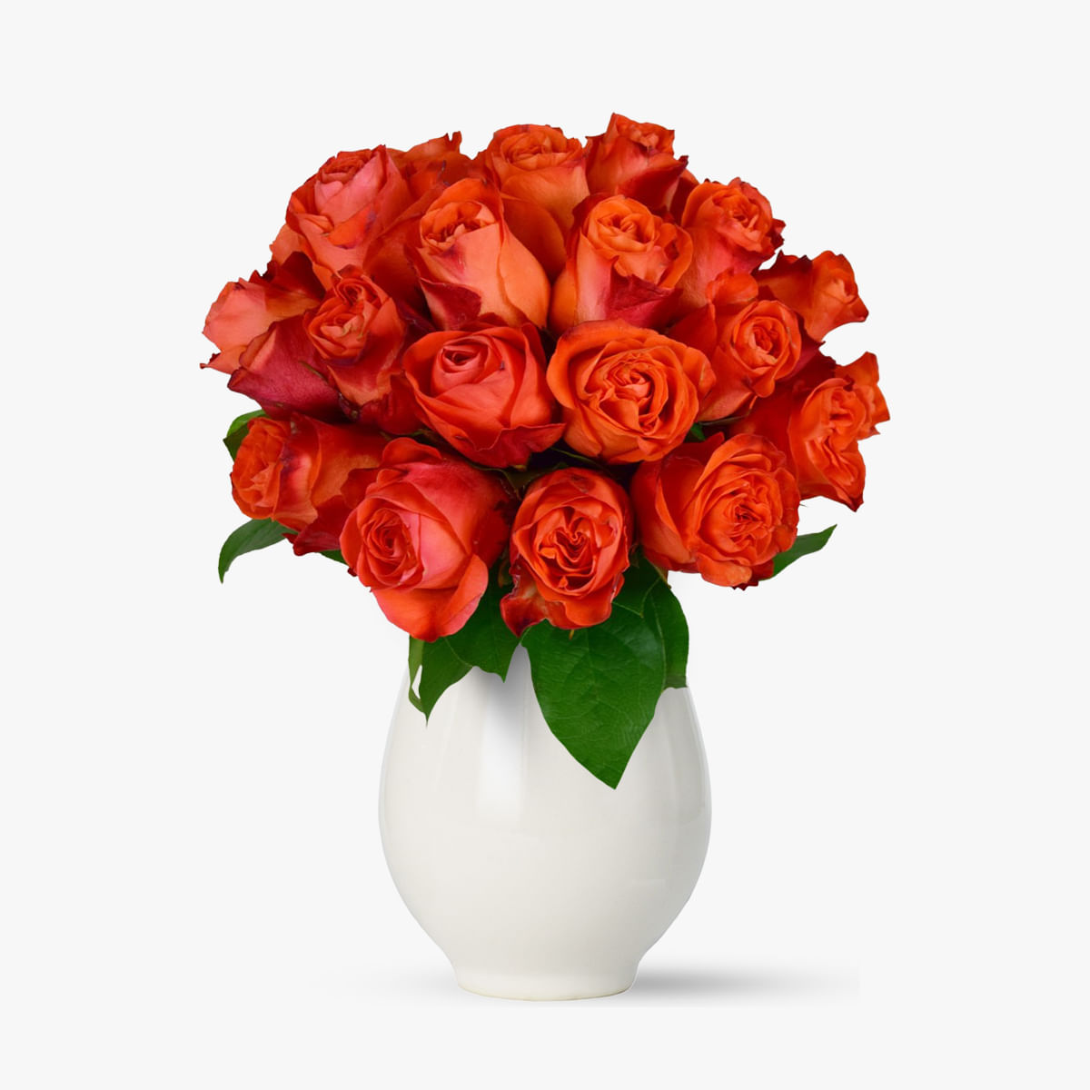 Buchet de 25 trandafiri portocalii – Standard Buchet imagine 2022