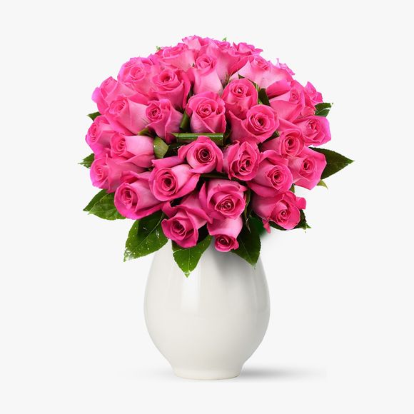 Buchet de 35 trandafiri roz