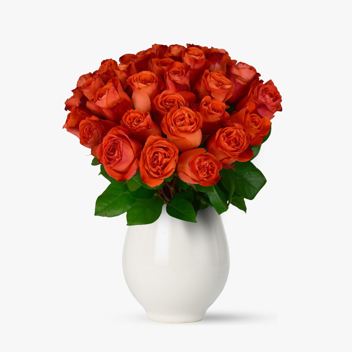 Buchet de 35 trandafiri portocalii – Standard Buchet imagine 2022
