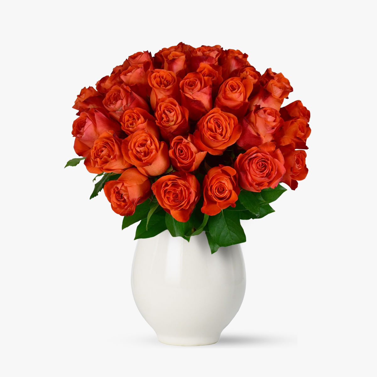 Buchet de 45 trandafiri portocalii – Standard Buchet imagine 2022