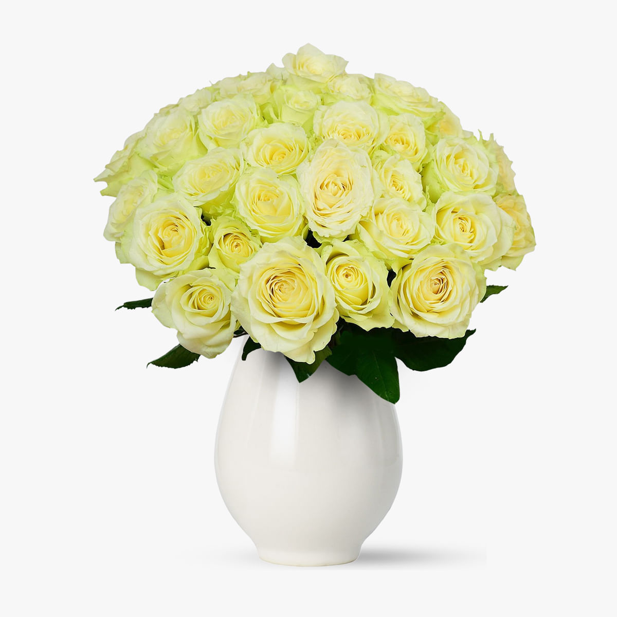Buchet de 45 trandafiri albi – Standard albi