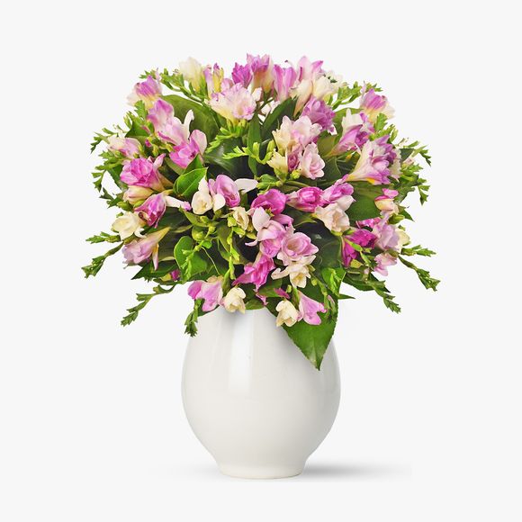 Buchet de 31 frezii roz