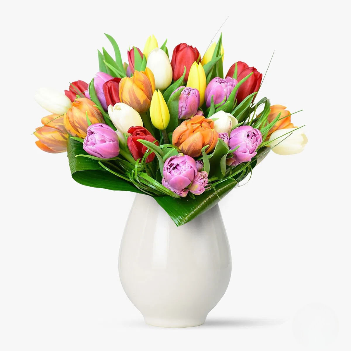 Buchet 31 lalele multicolore - Floria.ro