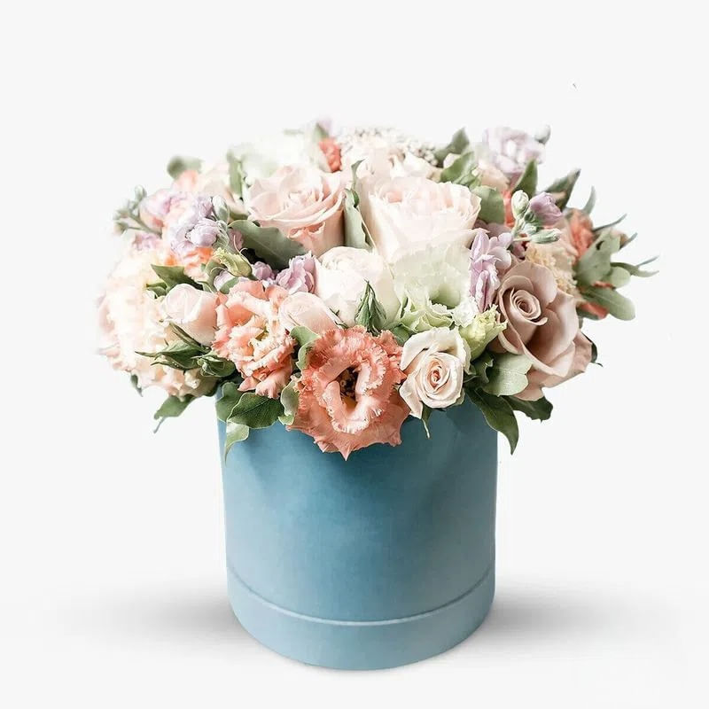 Cutie cu flori pastel – Premium Cutie
