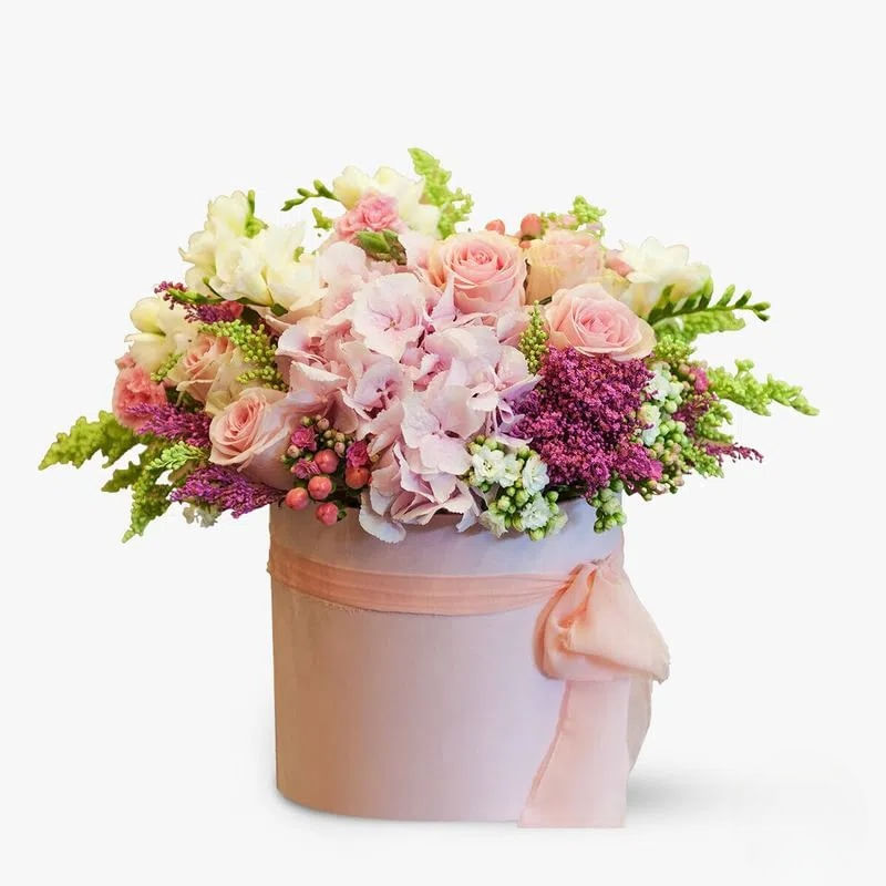 Cutie cu flori pastel – Standard Cutie