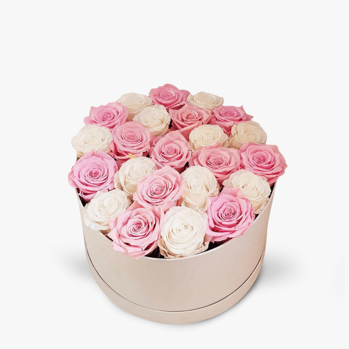 Cutie cu 25 trandafiri criogenati – Standard