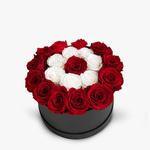 Cutie-cu-23-trandafiri-rosii-si-albi-criogenati