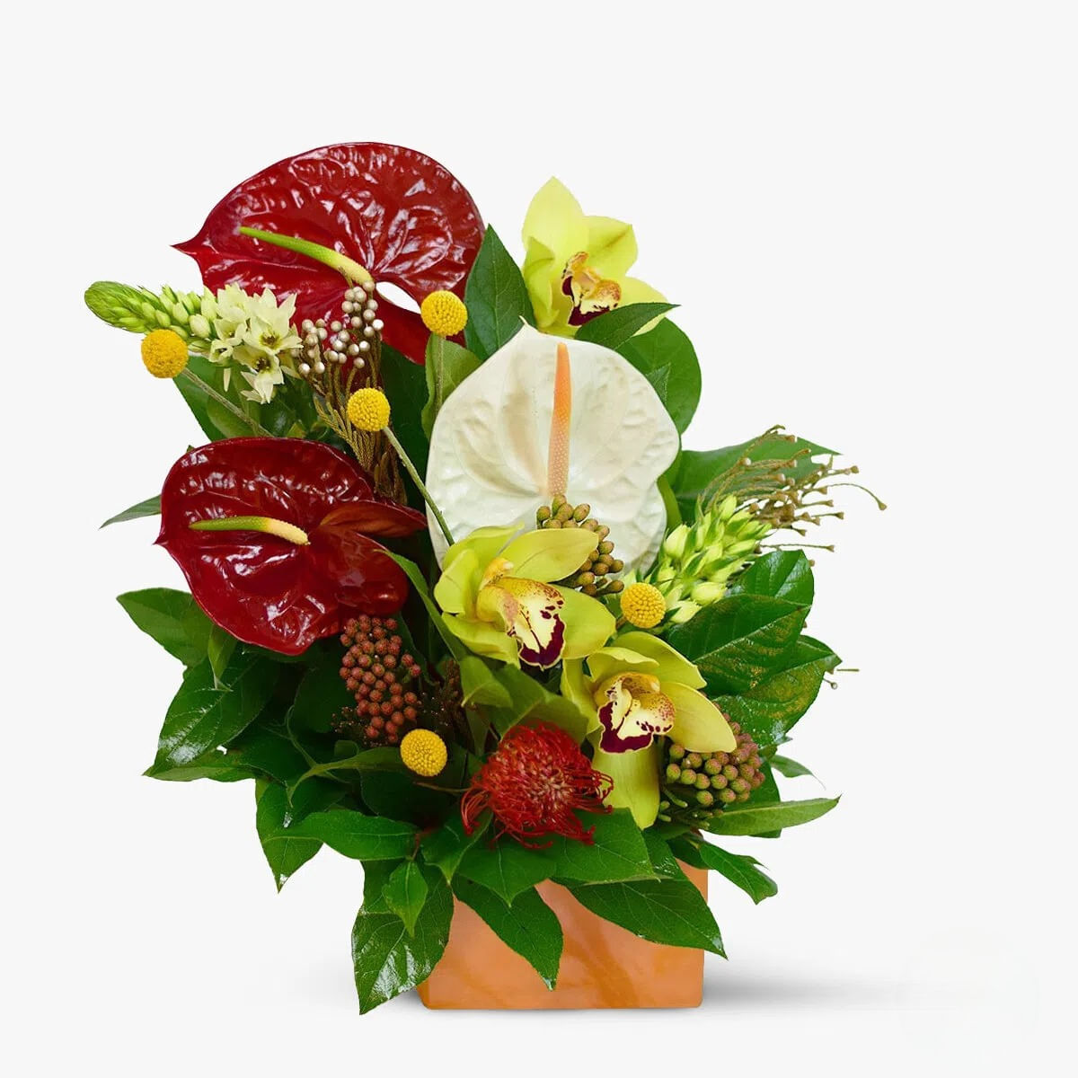 Aranjament floral – Craciun fericit! – premium Aranjament