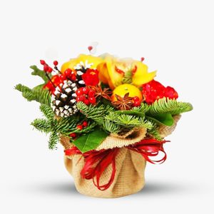 Christmas arrangement with anise