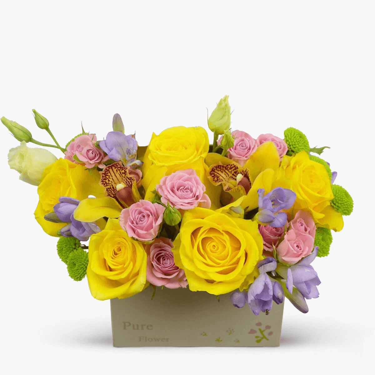 Aranjament floral – Minunea lui Martie – premium Aranjament imagine 2022