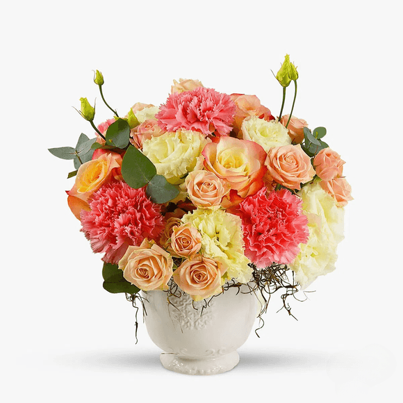 Aranjament floral - Pastel de primavara