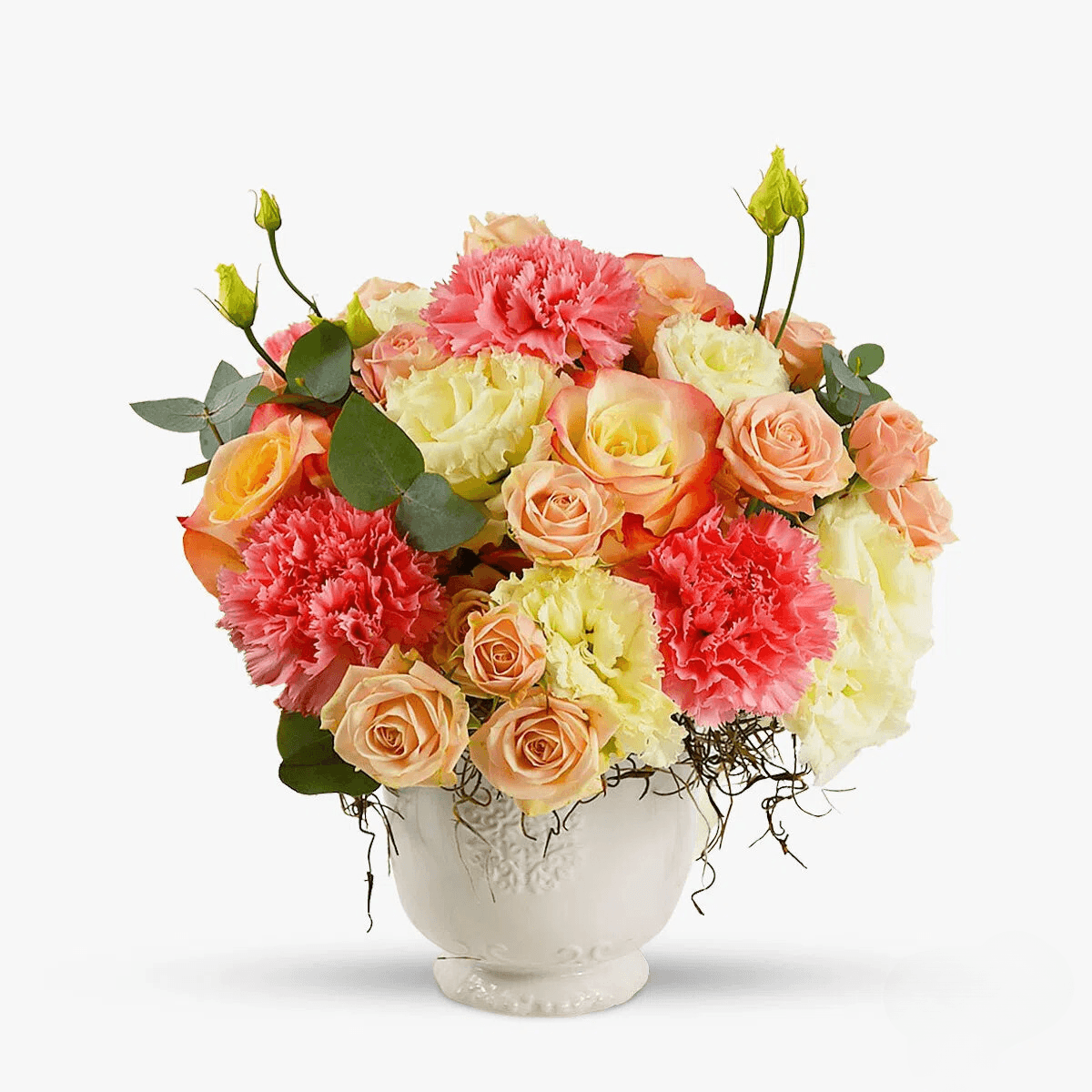 Aranjament floral – Pastel de primavara – premium Aranjament imagine 2022