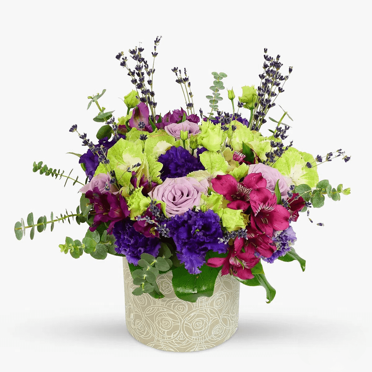 Aranjament floral – Cadou Violet – premium Aranjament