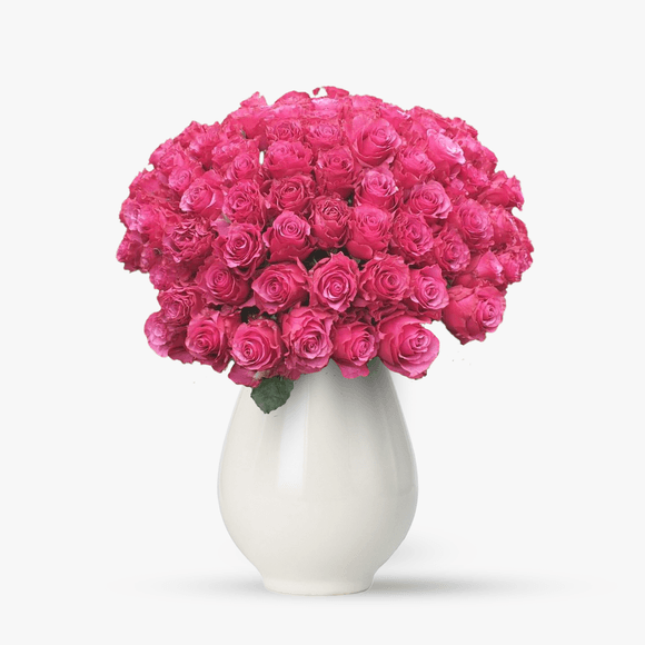 Buchet de 101 trandafiri roz