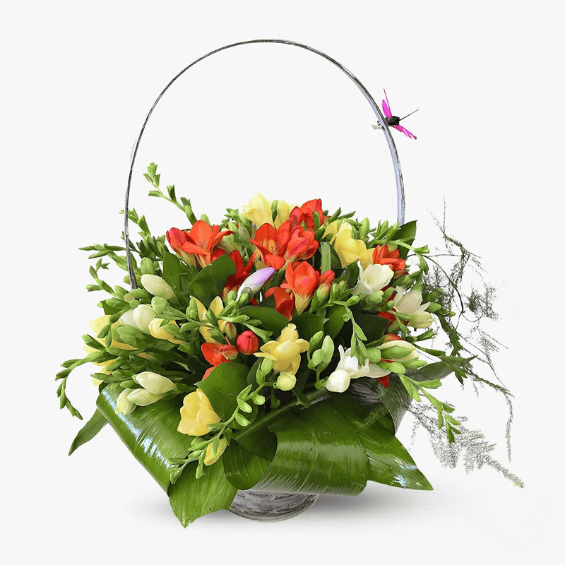 Cos-cu-flori---Aranjament-floral-parfumat