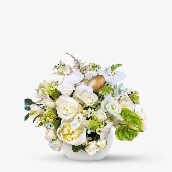 Pure White Pasta Arrangement