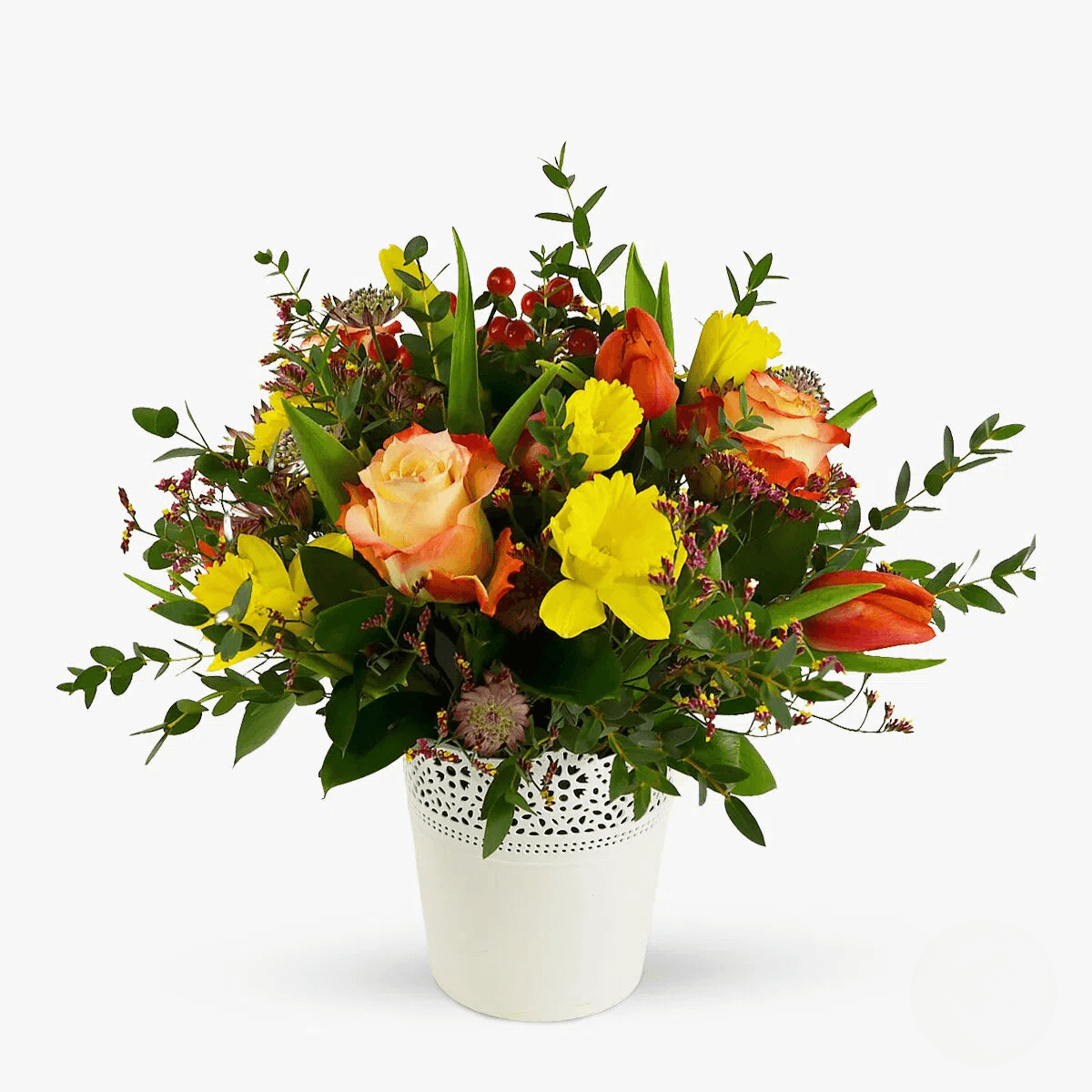 Aranjament floral – Gradina de primavara – premium Aranjament imagine 2022