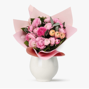 Bouquet with pink ranunculus