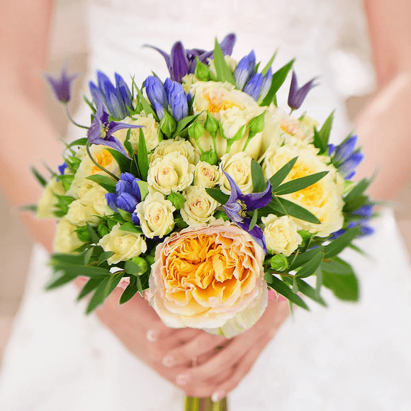 Bridal bouquet - Painting