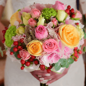 Bridal bouquet - Bulgarian color