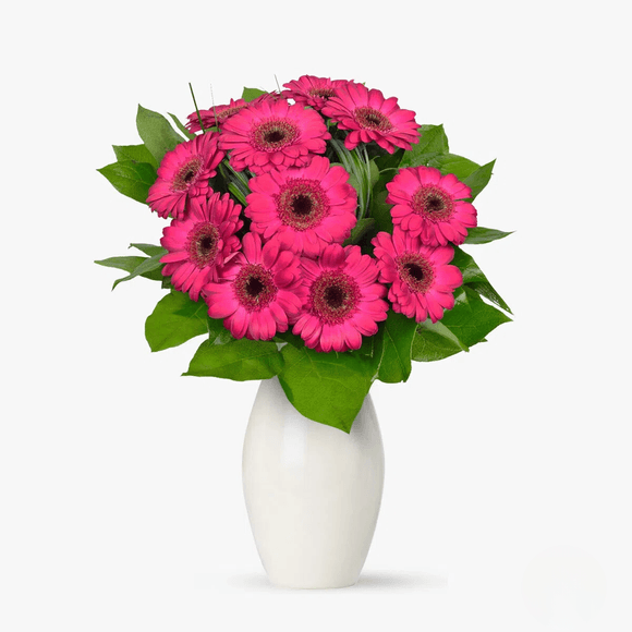 Buchet de 11 gerbera roz