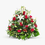 Aranjament-funerar-cu-crini-si-trandafiri