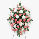 Coroana-funerara-cu-trandafiri-roz-si-garoafe-albe