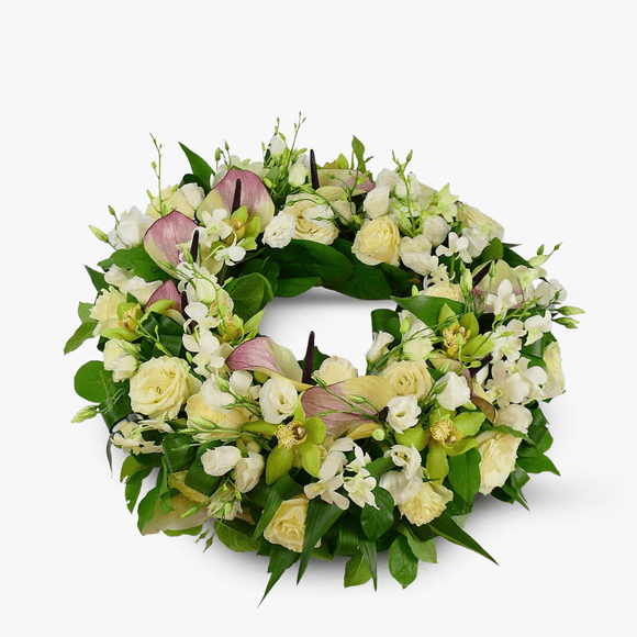 Funeral wreath Purity