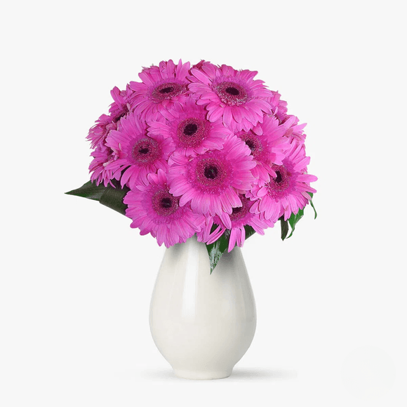 Buchet de 35 gerbera roz