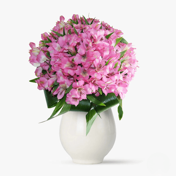 Buchet de 35 alstroemeria roz