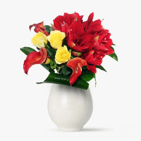 Bouquet with amaryllis - Queen of autumn