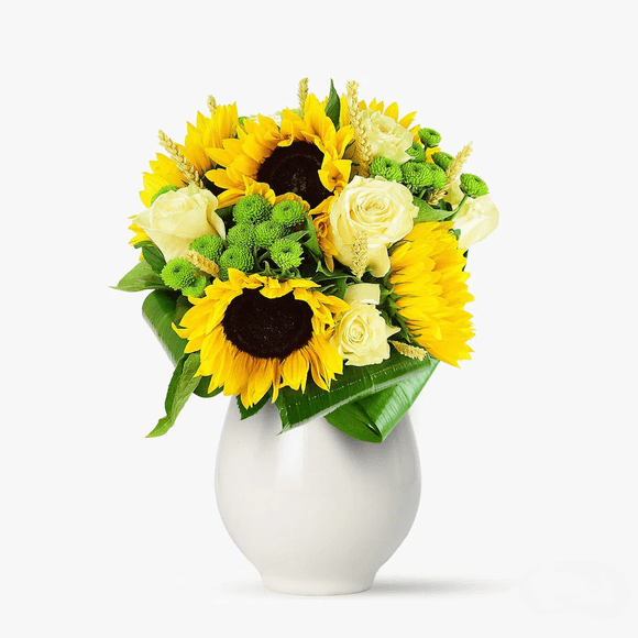 Bouquet with sunflower