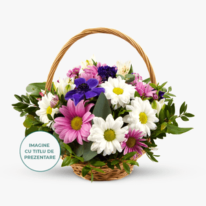 Floral arrangement - The basket of the day