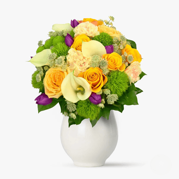 Bouquet of flowers - Byzantine colors