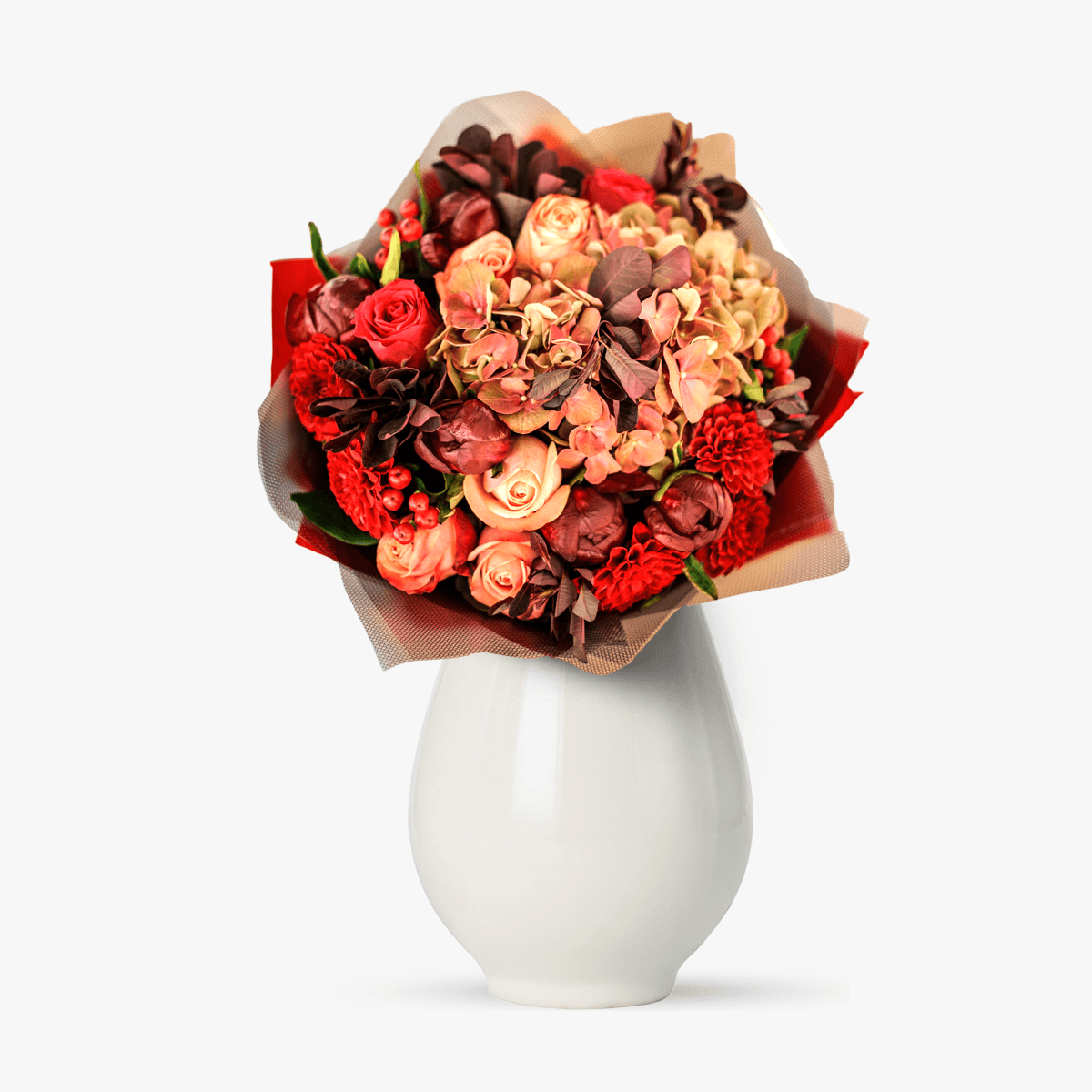 Buchet raze de toamna - standard