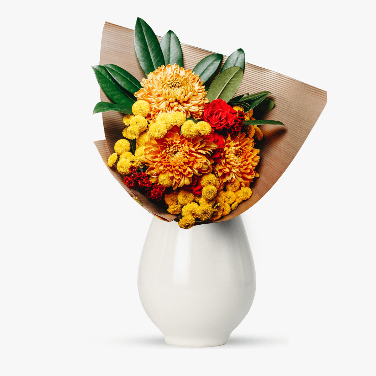 Buchet cu crizanteme galbene – Standard Buchet imagine 2022