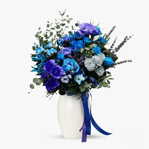 Buchet albastru-indigo, obtinut prin hidratare