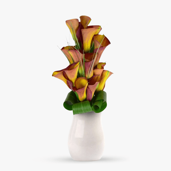 Buchet de 15 cale portocalii