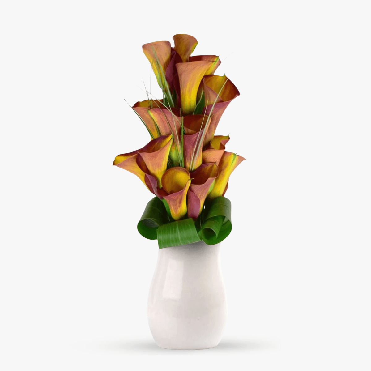 Buchet de 15 cale portocalii exotic