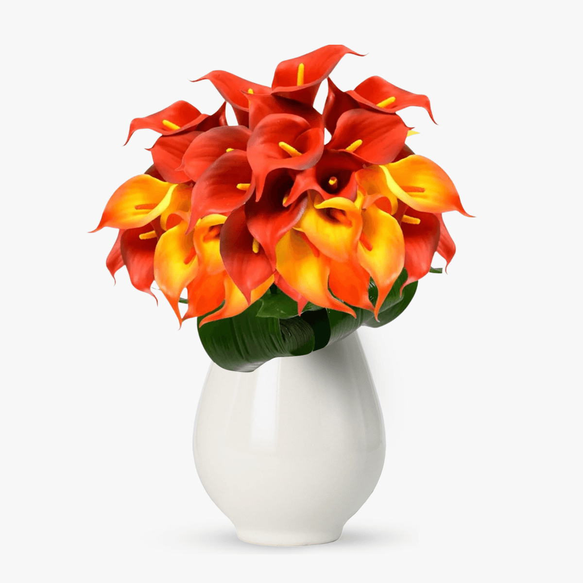 Buchet de 55 cale portocalii exotic