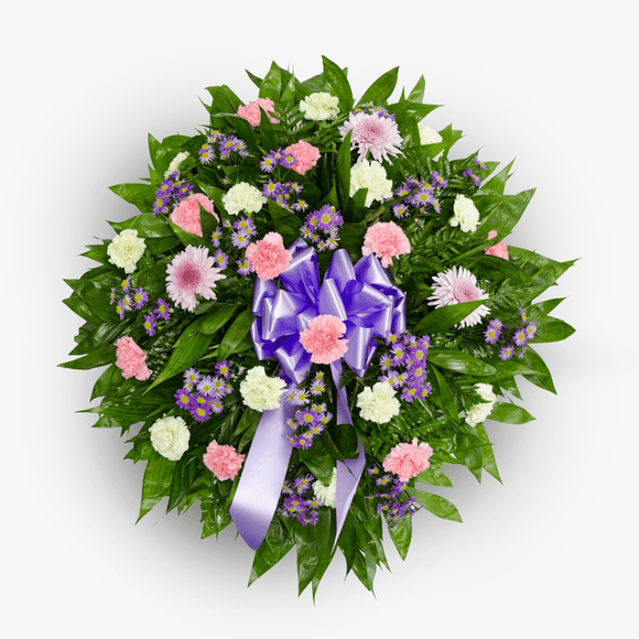 Circular funeral arrangement