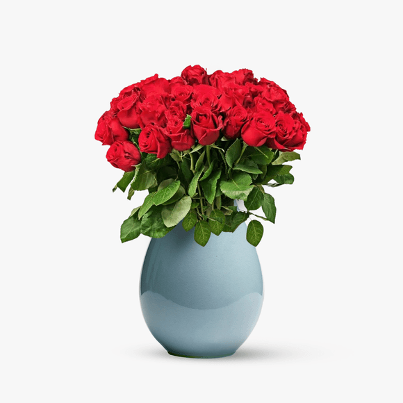 Buchet de 50 trandafiri rosii