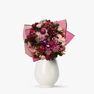 Pink Christmas bouquet